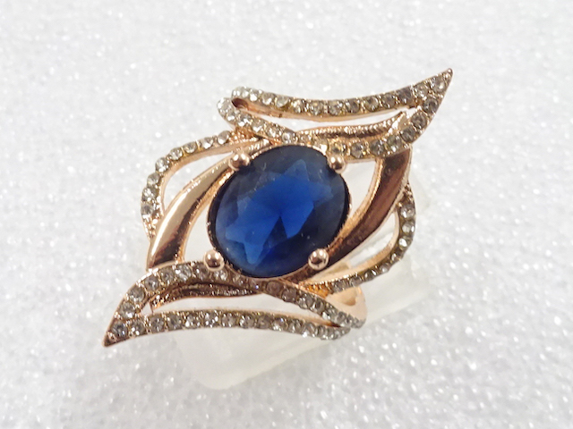 COLORED STONE FASHION RING / JP SIZE 14